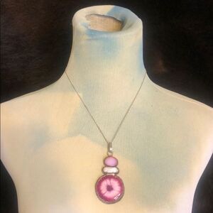 Silver necklace (2120)